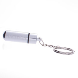 EMF Pocket Protector - Life-Capsule™ Key Ring - Silver