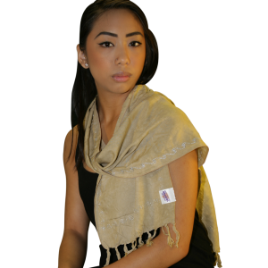 Tachyonized Rayon Scarf - Camel